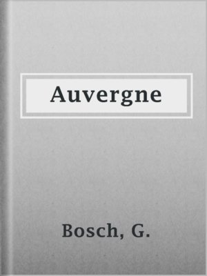 cover image of Auvergne